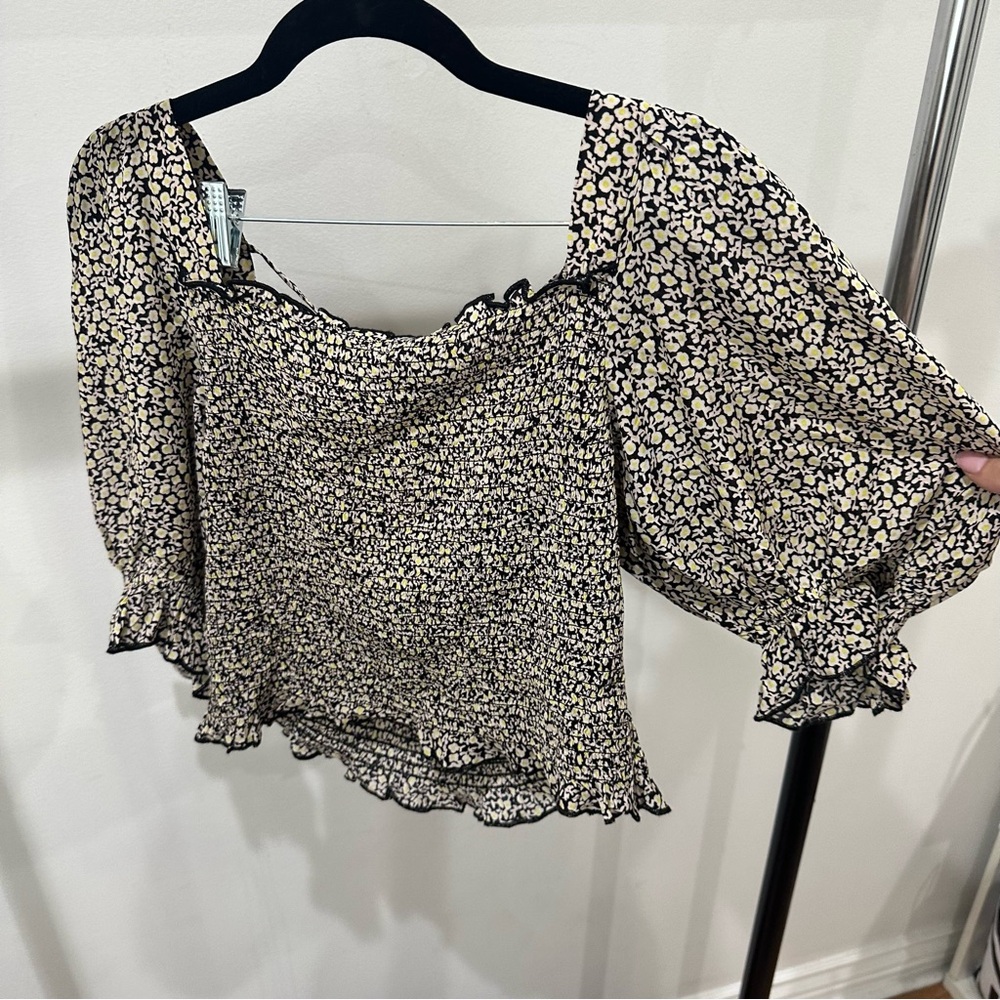 Floral Print Women's Top